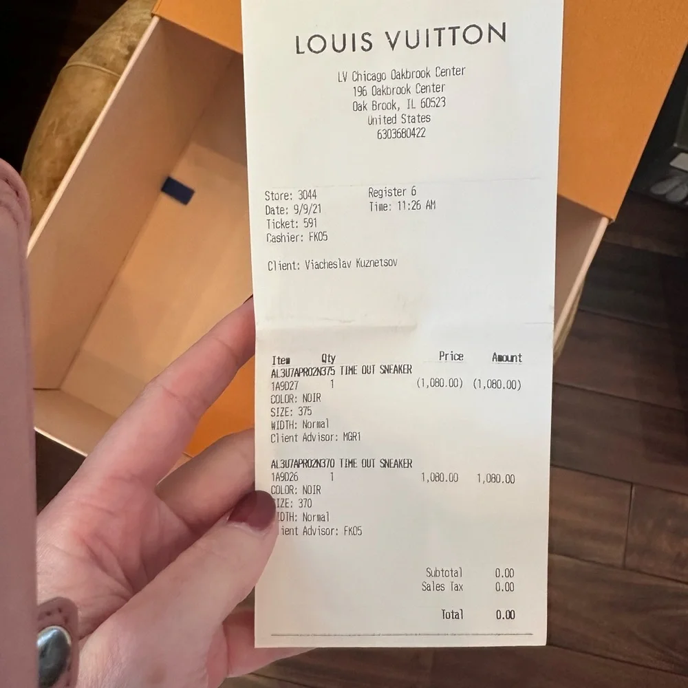 $1080 NEW 100% Auth Louis Vuitton LV Archlight Women's Sneaker 38 Black Monogram - Picture 11 of 11